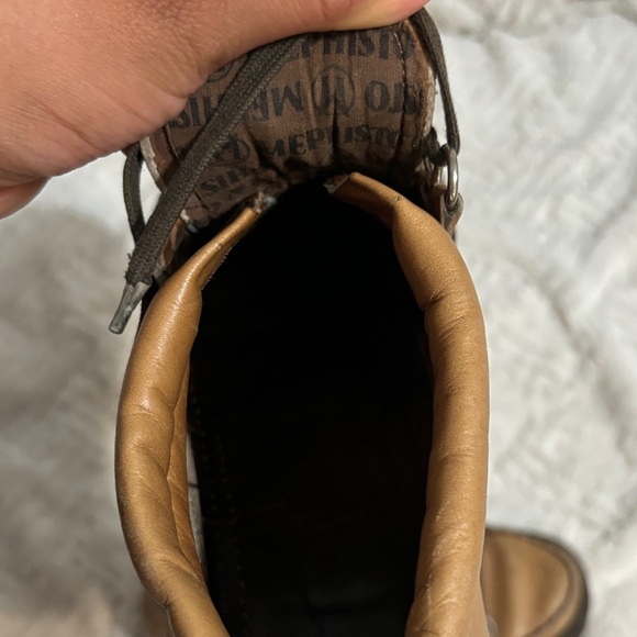 Mephisto Rainbow lace-up shoes in brown leather - Picture 9 of 13